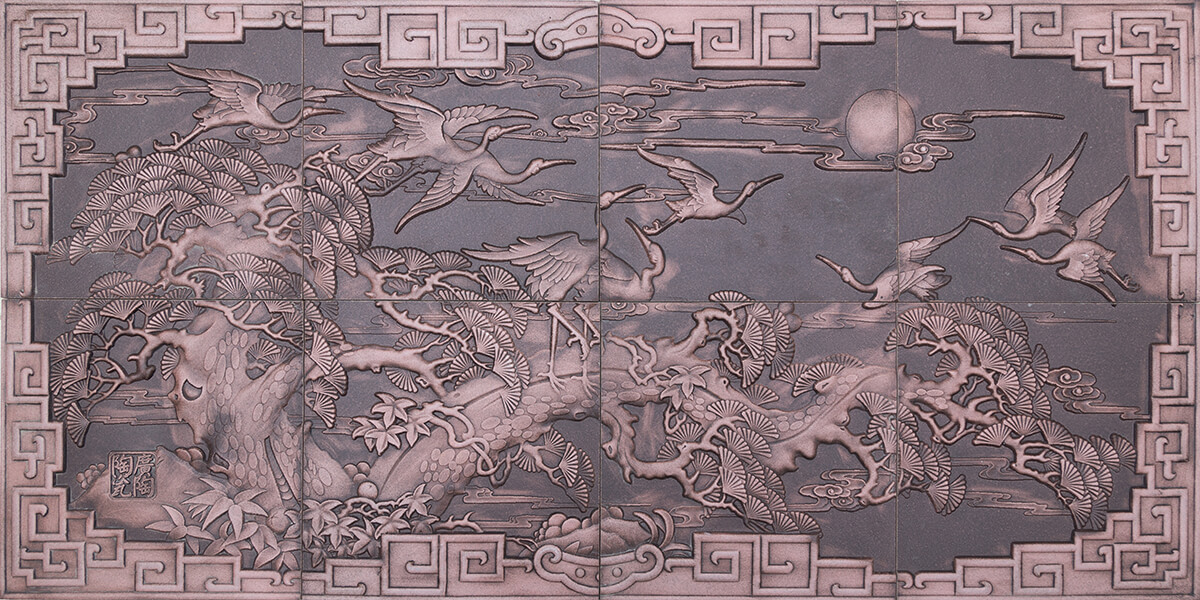 红色延年松鹤QHA11A697AH